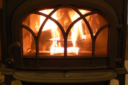 ヨツールF500燃焼時の風景