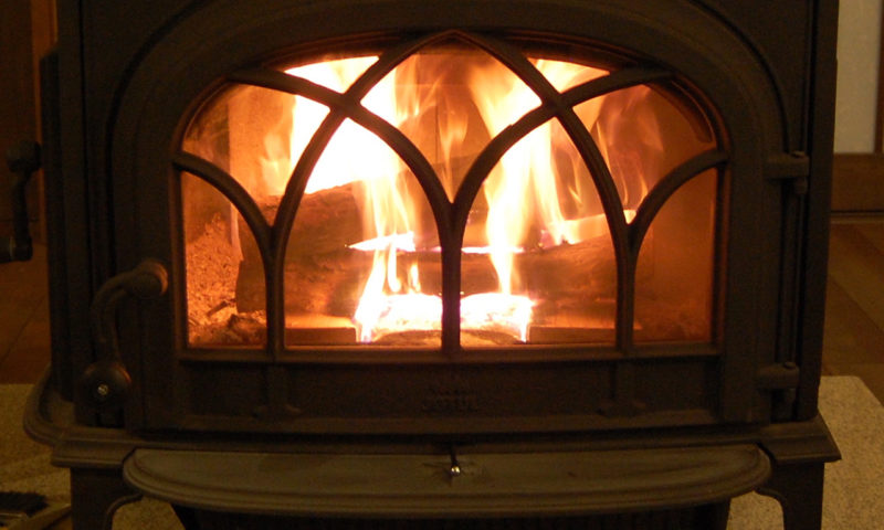 ヨツールF500燃焼時の風景