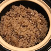 薪ストーブで玄米を炊いてみた