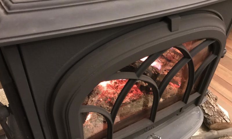 輻射熱＋薪ストーブ