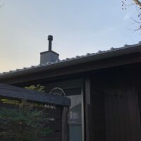 煙突を確認